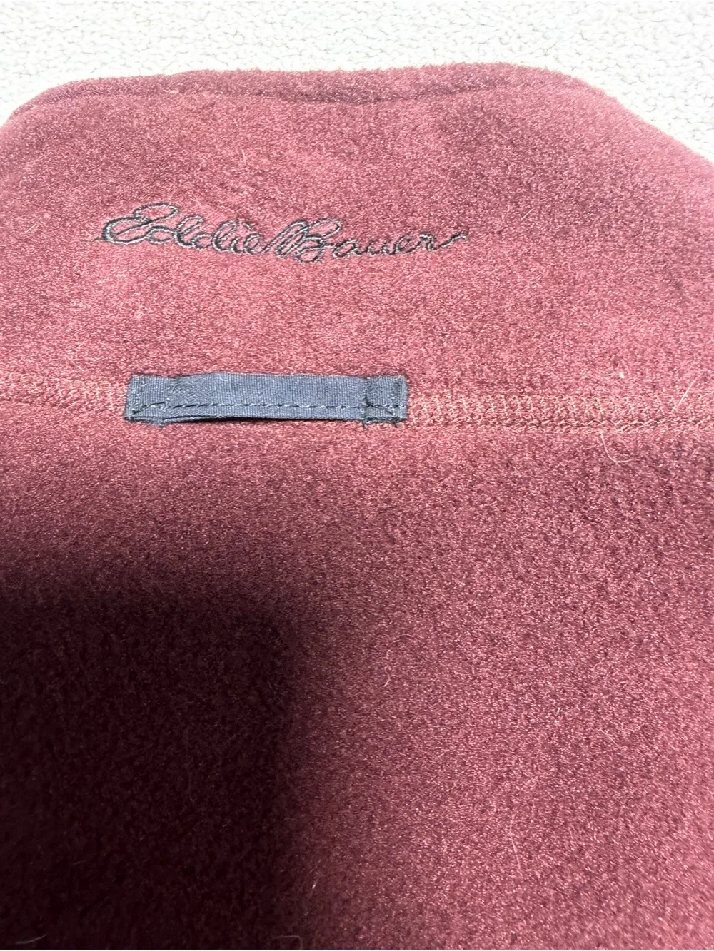 Eddie Bauer Sweater Fleece Vest Mens Sz XL Tal Full Zip Outdoor